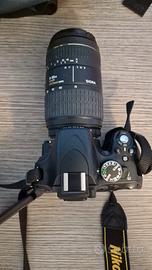 Nikon d5100 con 2 obiettivi 