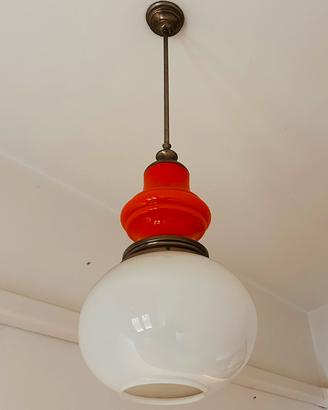 Lampadario a sospensione vintage space age anni70