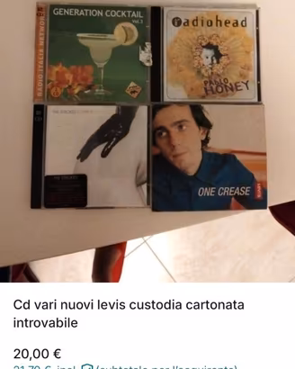 4 CD Radiohead + The Strokes + Levi's