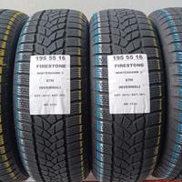 4 GOMME 195 55 16 FIRESTONE IN RIF3133