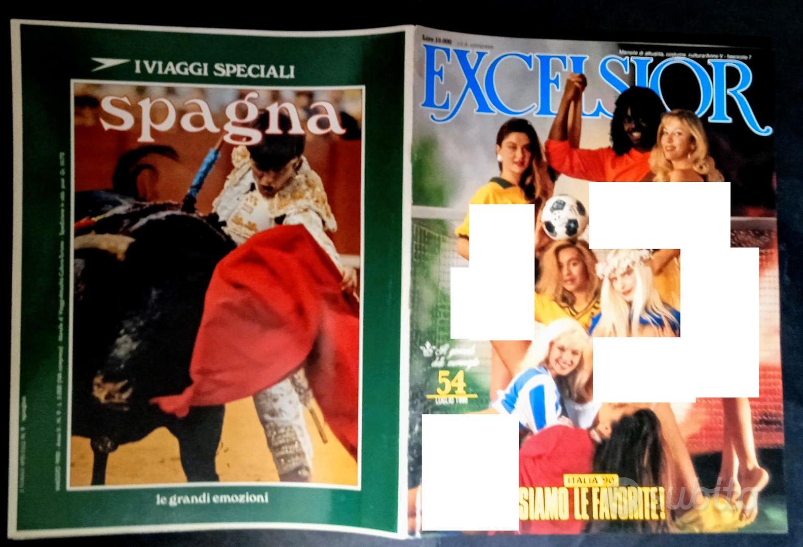 EXCELSIOR n. 54 luglio 1990 MOANA POZZI CICCIOLINA - Libri e Riviste In  vendita a Roma