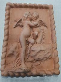 Quadro tegola In Terracotta Da parete