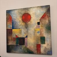 Red Balloon Di Paul Klee - su tela 90x90