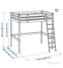 letto a soppalco ikea