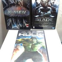 Lotto DVD X-Men + Blade Trinity + Hulk