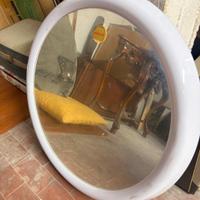 Specchio Tondo Vintage Anni 70 