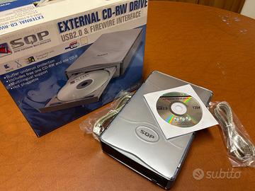 Masterizzatore Esterno CD-ROM RW