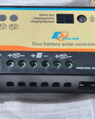 Regolatore solare DUO EPsolar 10A 12/24V