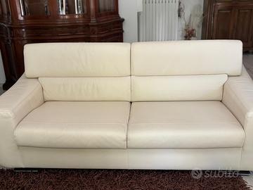 Coppia divani in pelle
