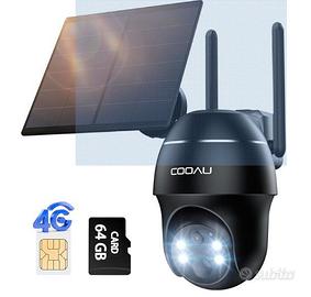 Telecamera con pannello solare