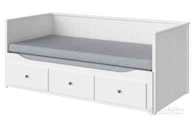 Letto divano bianco HEMNES IKEA completo 