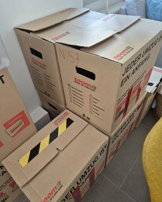 Scatoli per trasloco (disponibili fino a 42)