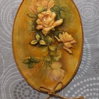 Quadro fiore in rilievo