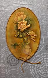 Quadro fiore in rilievo