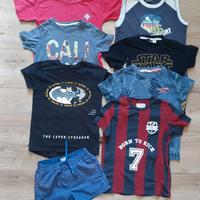 Abbigliamento estivo maschio 4-8 anni