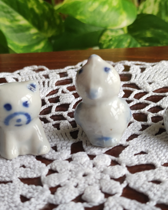 Segnaposto da tavola di ceramica, quattro