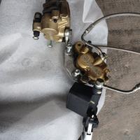 gilera gp 800 impianto frenante anteriore completo