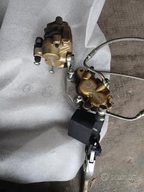 gilera gp 800 impianto frenante anteriore completo