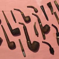 collezione pipe da fumo e bocchini vintage 