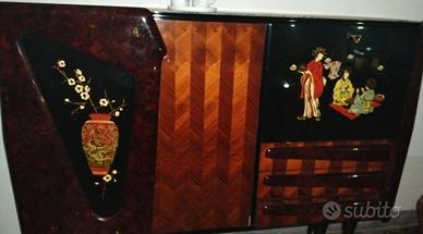 mobile bar stile art decò 