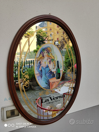 Specchio pubblicitario ovale