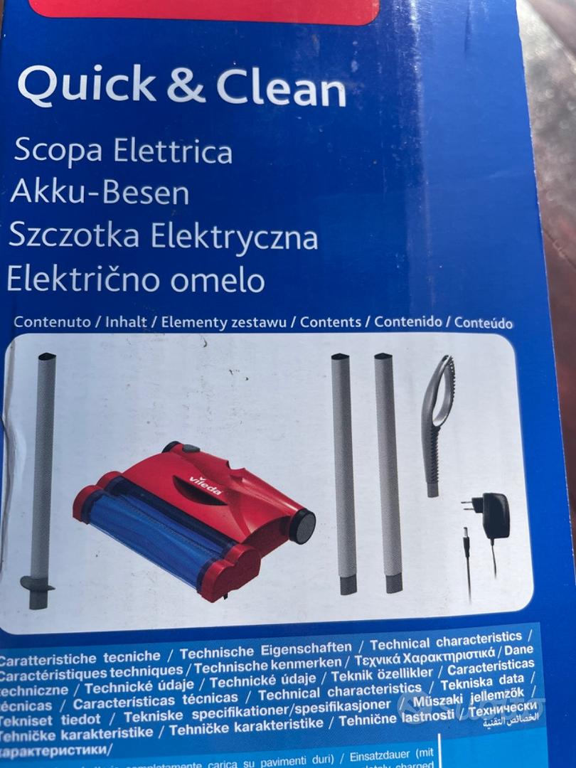 Scopa elettrica Vileda - Elettrodomestici In vendita a Lecco