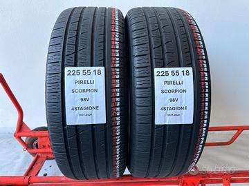 2 gomme 225 55 18 Pirelli 4stagione