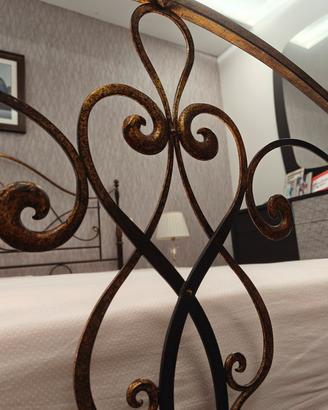 letto in ferro battuto 