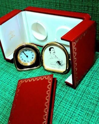 Set Cartier sveglia e portafoto