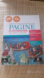 Libro "Pagine di Letteratura" Vol. 1 (Nuovo)