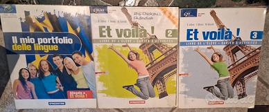 Lotto libri francese Et voilà! 2 e 3 DeAgostini