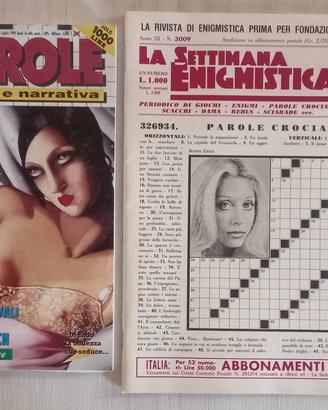 Parole N.1 (1991) + Settimana Enigmistica (1989)