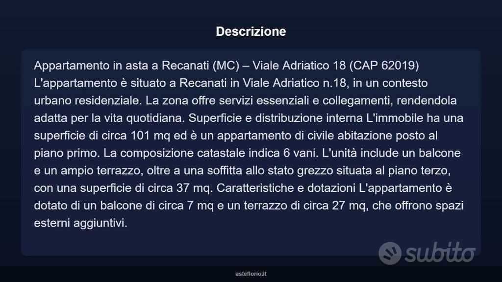 Appartamento – Recanati, Porta Cerasa, Castelnuovo - Vista 4