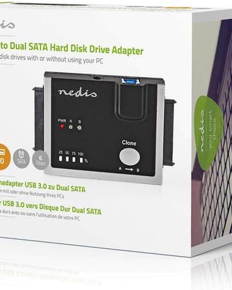 USB 3.2. Dual SATA HDD con Funzione di Clonazione