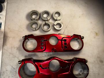 Piastre Andreani Motard honda Crf  più kit riser