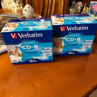 Verbatim   Due SCATOLE  10 CD-R DATALIFEPLUS