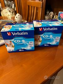 Verbatim   Due SCATOLE  10 CD-R DATALIFEPLUS