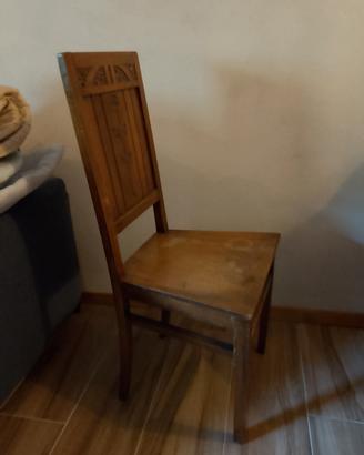 sedie in legno massello 