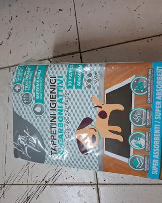 tappetini igienici ai carboni attivi per cani 
