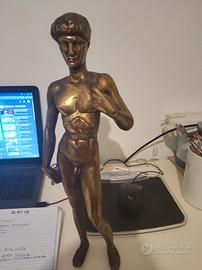 statua David bronzo 40cm