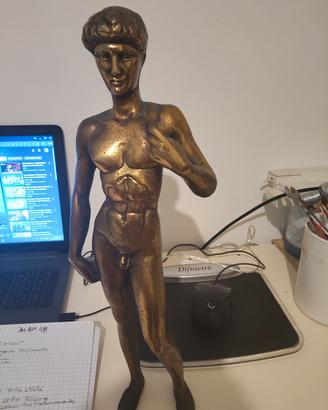 statua David bronzo 40cm