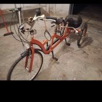 Bici tandem 3 ruote da ristrutturare 