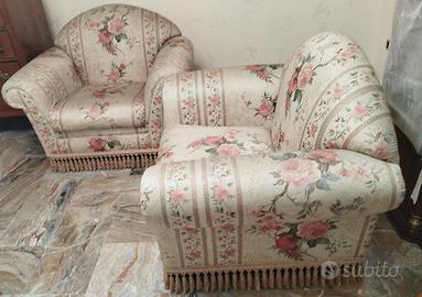 poltrone in i tessuto 