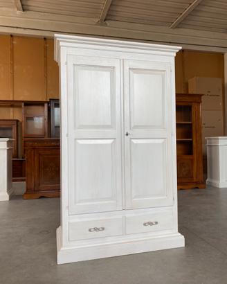 Armadio in legno nuovo bianco
