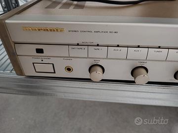 pre sc 80 e due finali sm 80 marantz 200 w 