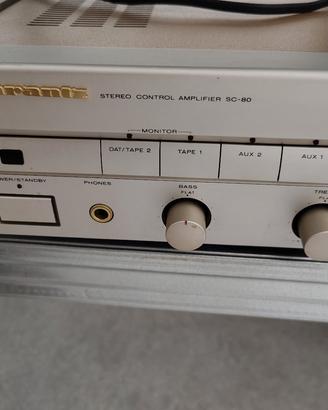 pre sc 80 e due finali sm 80 marantz 200 w 
