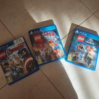 giochi lego ps4 movie - avengers - Jurassic world 