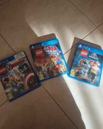 giochi lego ps4 movie - avengers - Jurassic world 