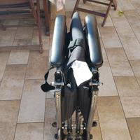 sedia a rotelle pieghevole nuova 