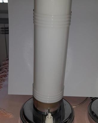 coppia di lampade milk glass art deco - rara-